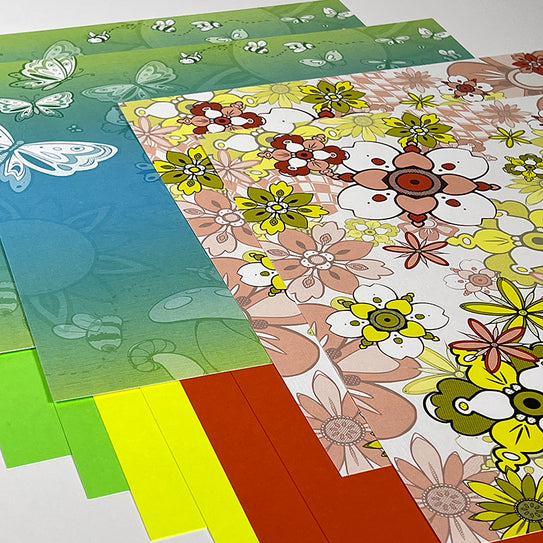 Flower Power 12x12 Assorted Paper Pack