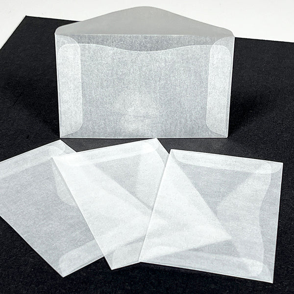 White Clear Envelopes/sliver and Gold Clear Envelopes / Glassine