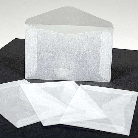 White Clear Envelopes/sliver and Gold Clear Envelopes / Glassine  Envelopes/gift Packing 