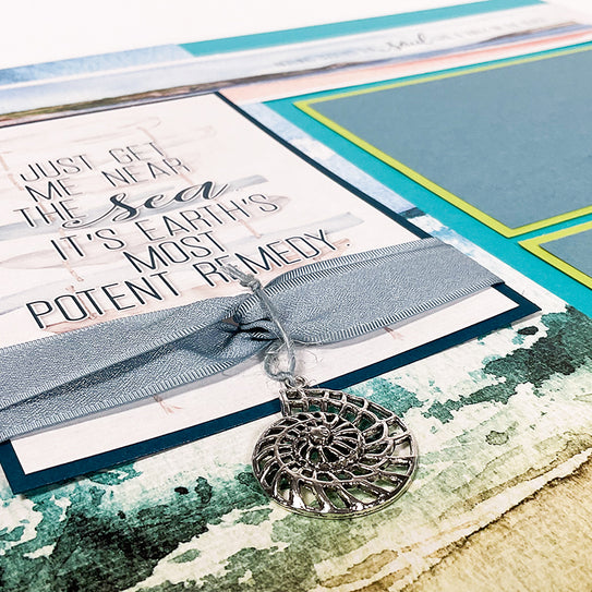 Coastal Silver Charms