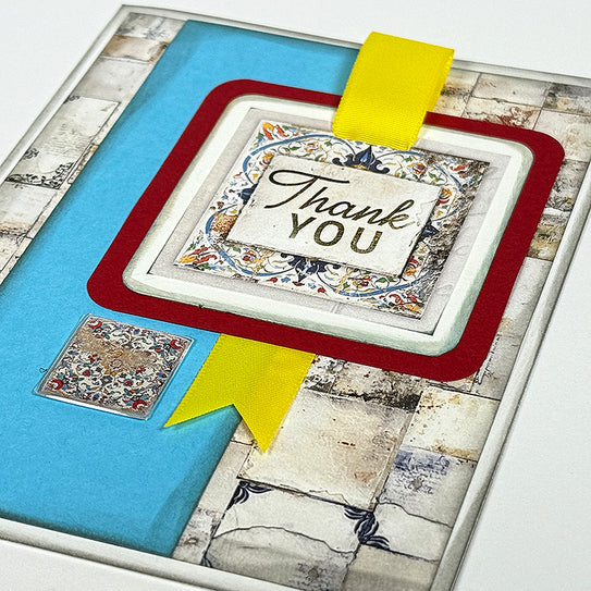 Tunisian Tiles 12x12 Card Print