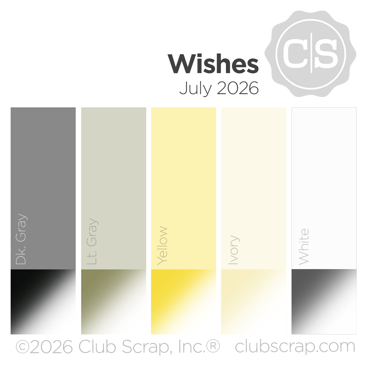Wishes 12x12 Plain Paper