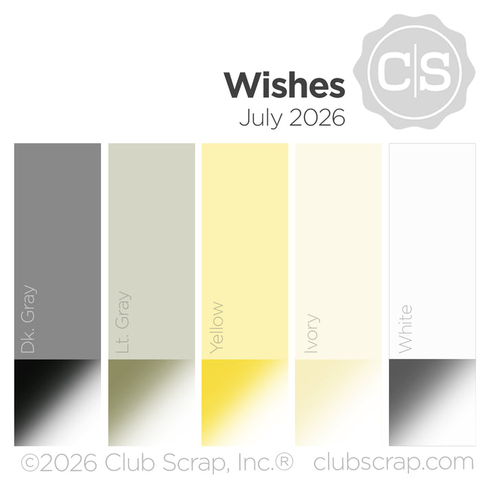 Wishes 12x12 Plain Paper