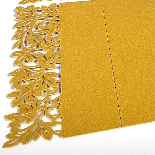 Vines Gold Laser Cuts