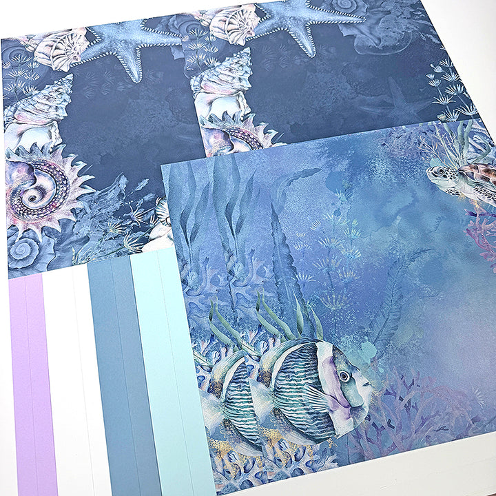 Sea Life 12x12 Assorted Paper Pack