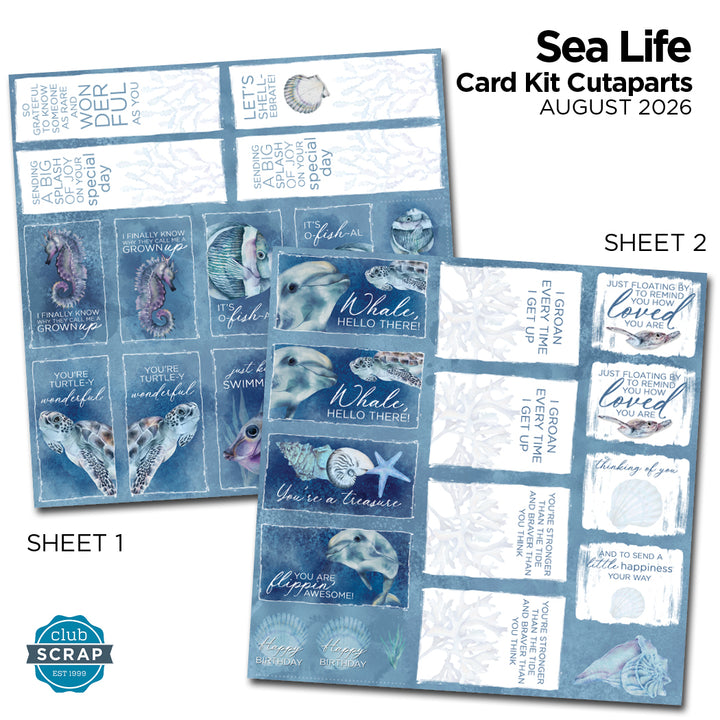Sea Life Card Cutaparts