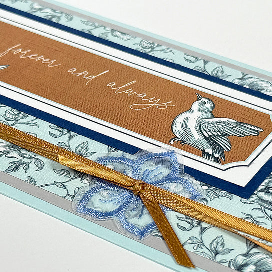 Toile Card Ribbons