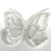 Toile Embroidered Butterflies