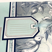 Toile 12x12 Lt. Blue Print