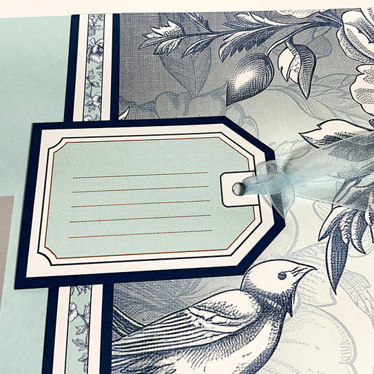 Toile 12x12 Lt. Blue Print