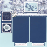 Toile 12x12 Lt. Blue Print