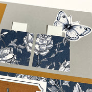 Toile 12x12 Dk. Blue Print