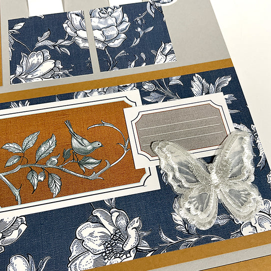 Toile 12x12 Dk. Blue Print