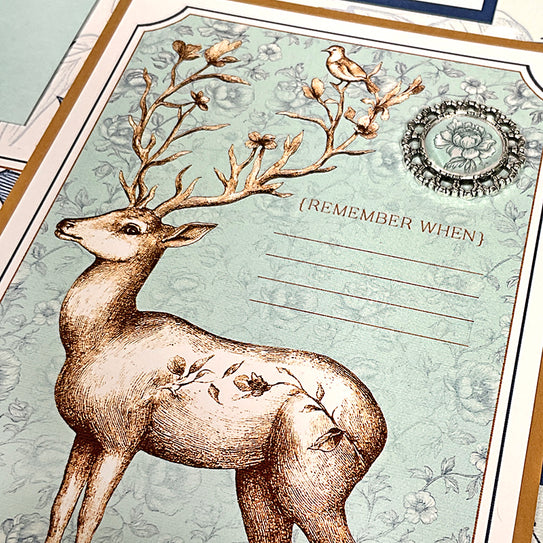 Toile Silver Settings w/ Epoxy Stickers