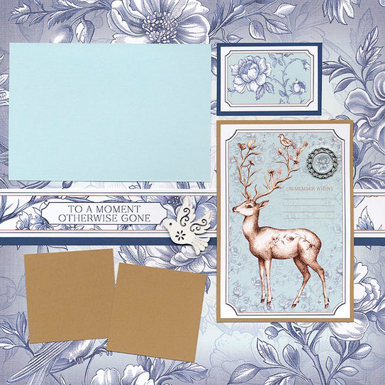 Toile 12x12 Lt. Blue Print
