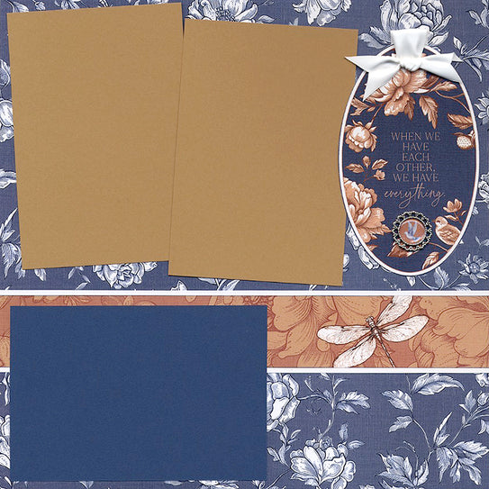 Toile 12x12 Dk. Blue Print