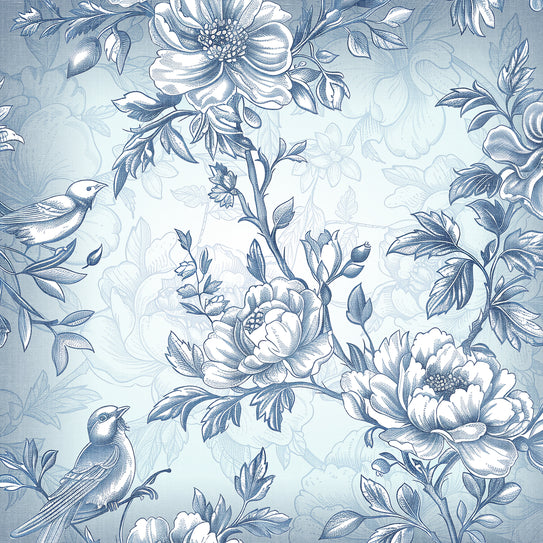 Toile 12x12 Lt. Blue Print