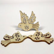Toile Bird Woodcuts
