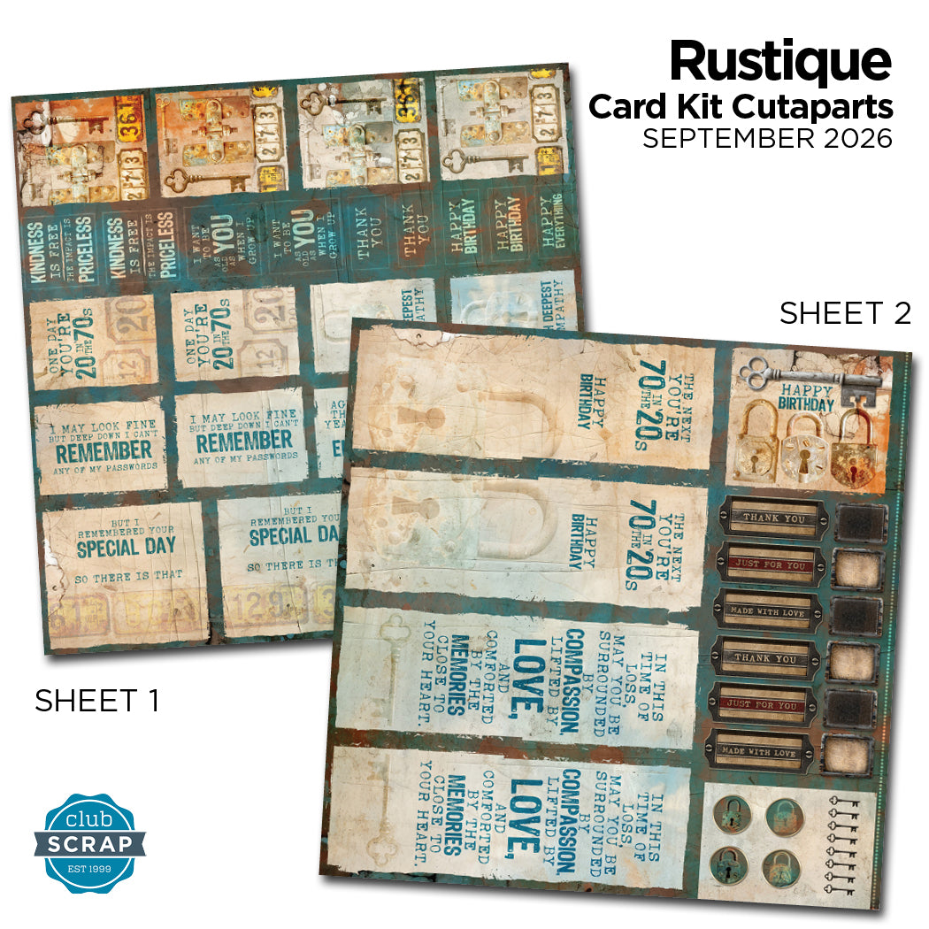 Rustique Card Cutaparts