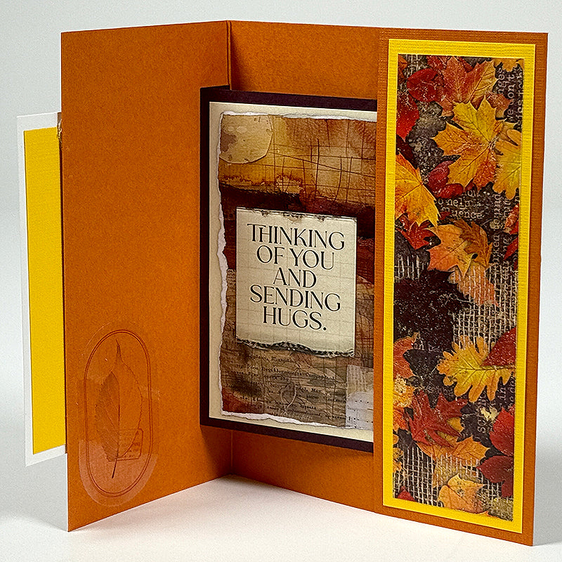 Autumn Glow Pressed Leaf Stickers