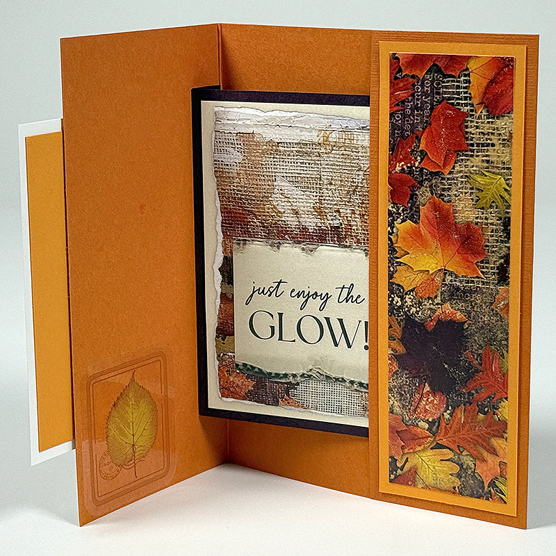 Autumn Glow Pressed Leaf Stickers