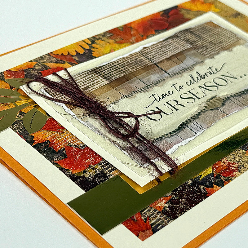 Autumn Glow Gold Leaf Diecuts