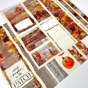 Autumn Glow Halloween Page Cutaparts