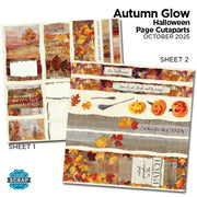 Autumn Glow Halloween Page Cutaparts