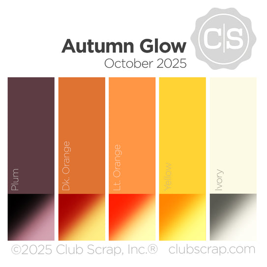 Autumn Glow 12x12 Plain Paper