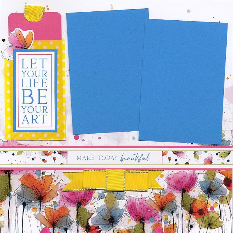 Color Crush 12x12 Small Flower Print