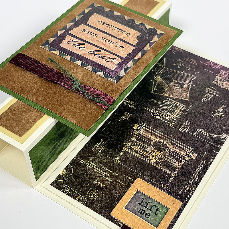 In Focus 12x12 Blueprint Print