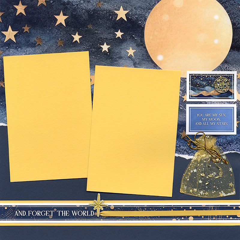 Starry Night Round Star Charms