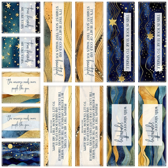 Starry Night Card Cutaparts