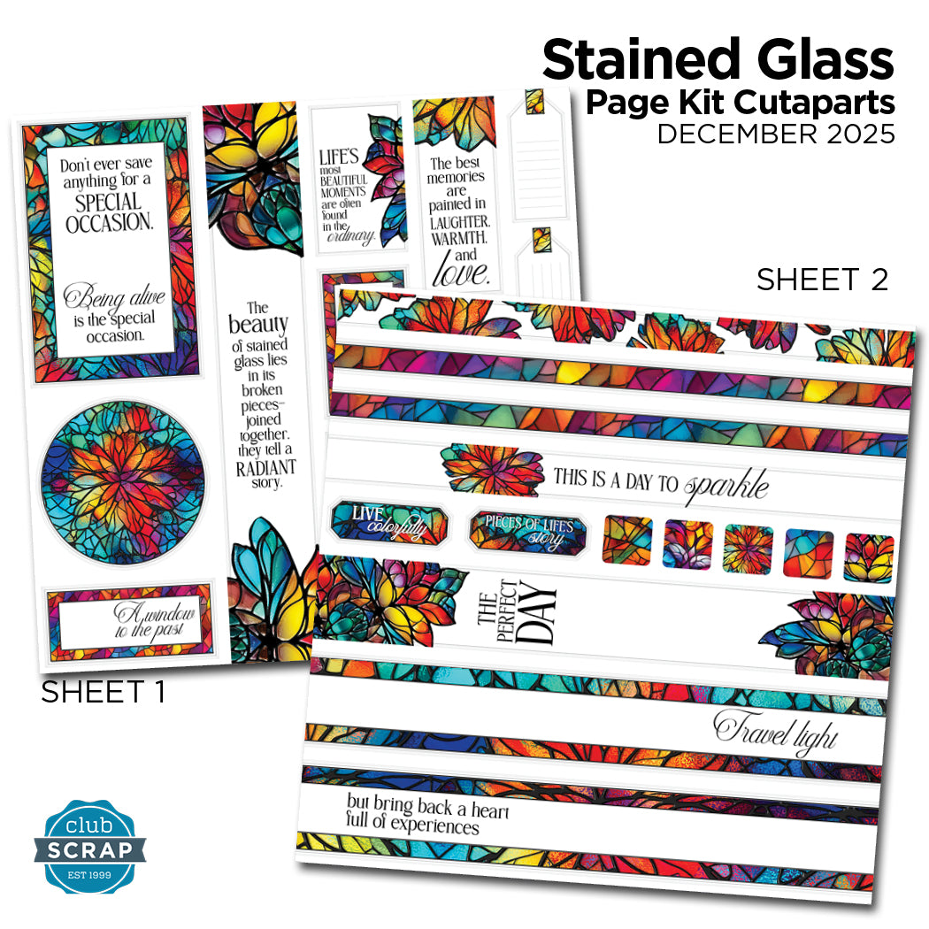 Stained Glass Page Cutaparts