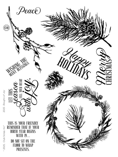 Boughs of Joy Stamps