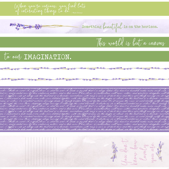 Lavender Fields Remix Page Cutaparts
