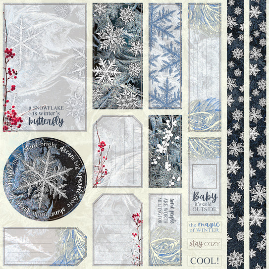 Shades of Winter Remix Page Cutaparts