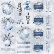 Blue Christmas Card Cutaparts