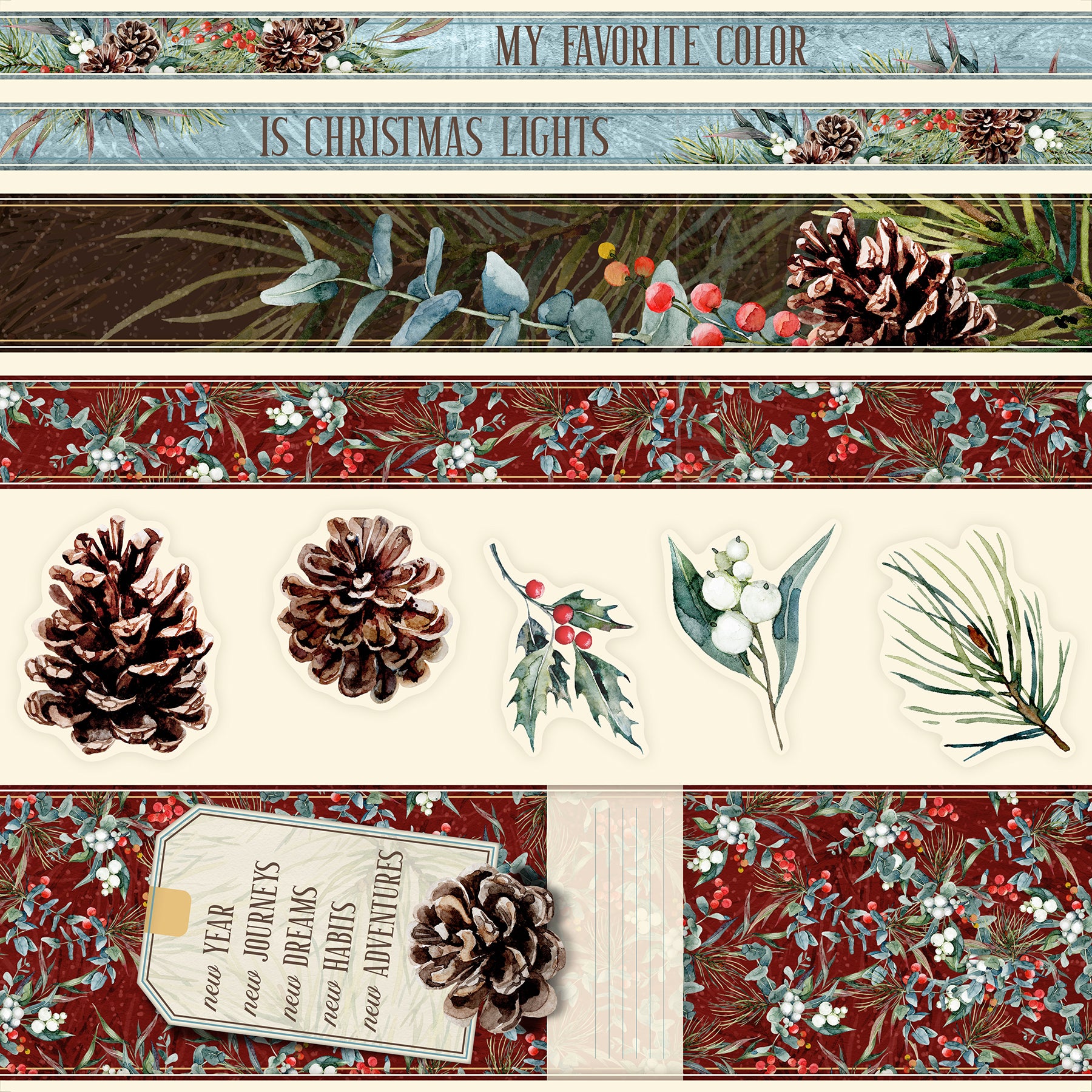 Boughs of Joy Page Cutaparts