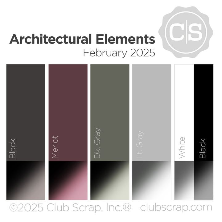 Architectural Elements 12x12 Plain Paper