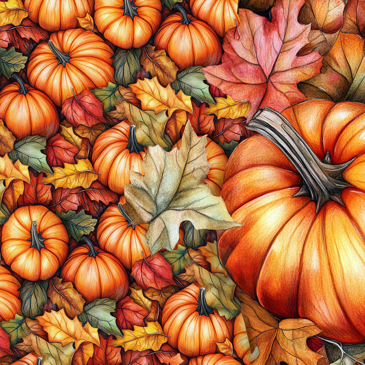 Fresh Picked 12x12 Pumpkin Print