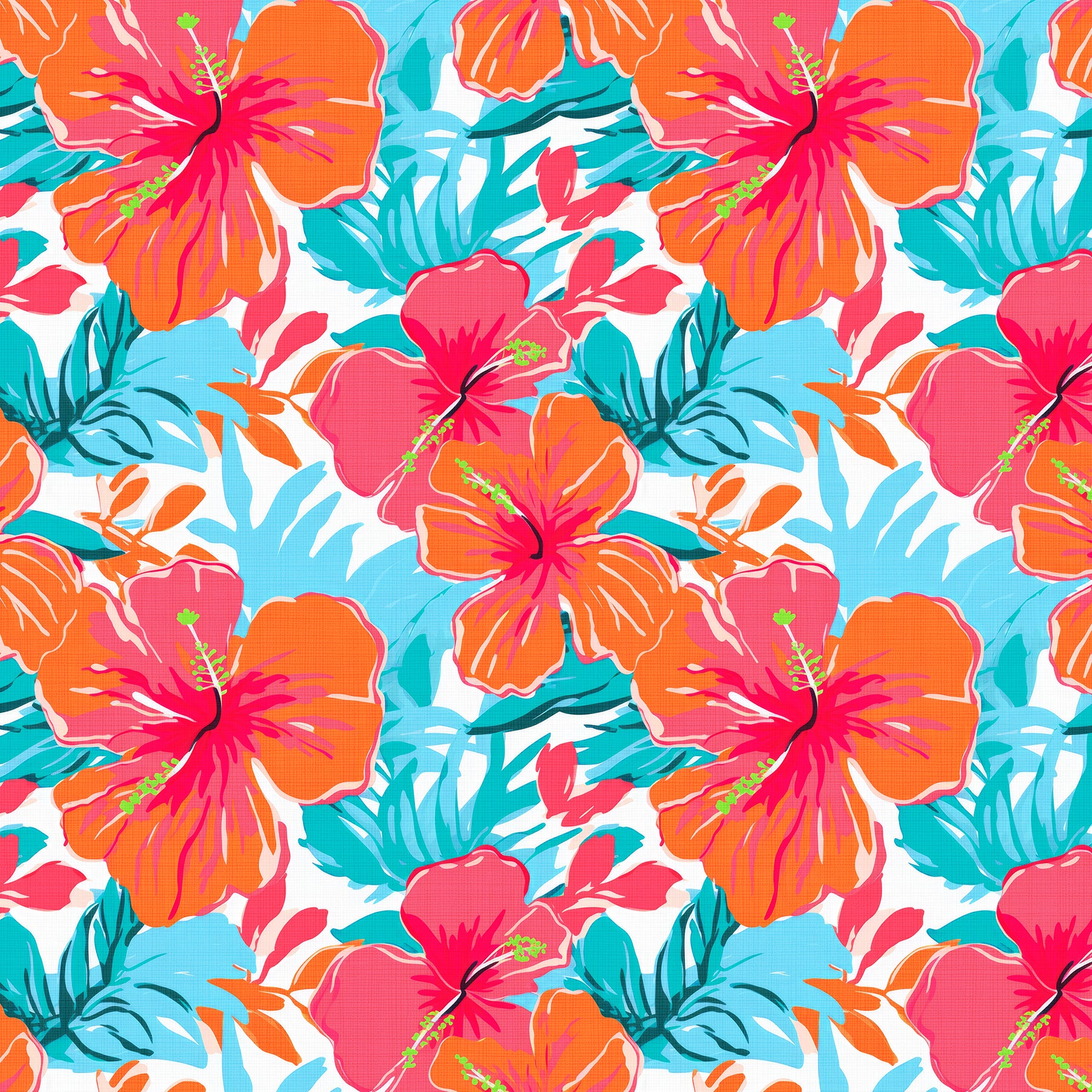 Splash 12x12 Hibiscus Print