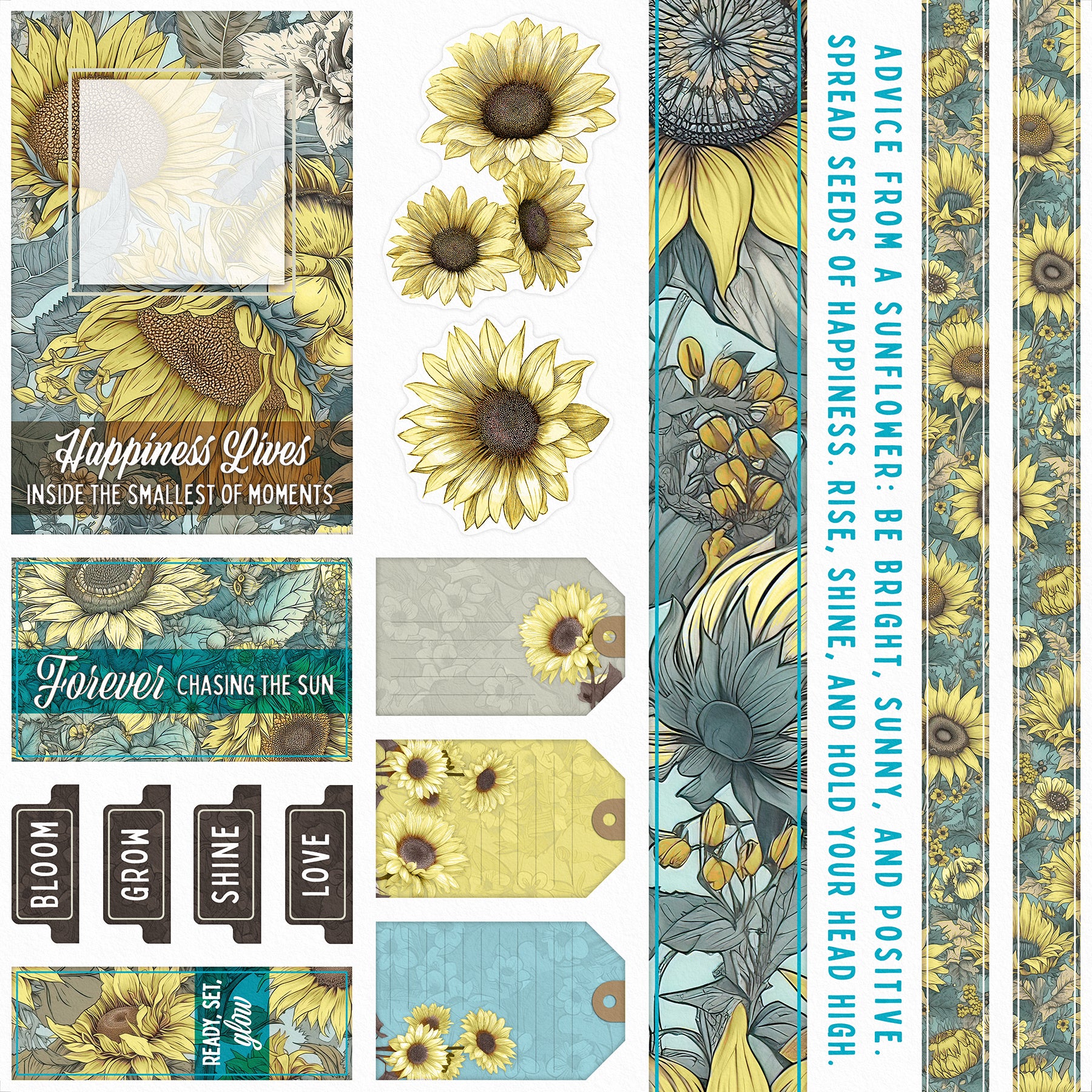 Sunny Fields Page Cutaparts