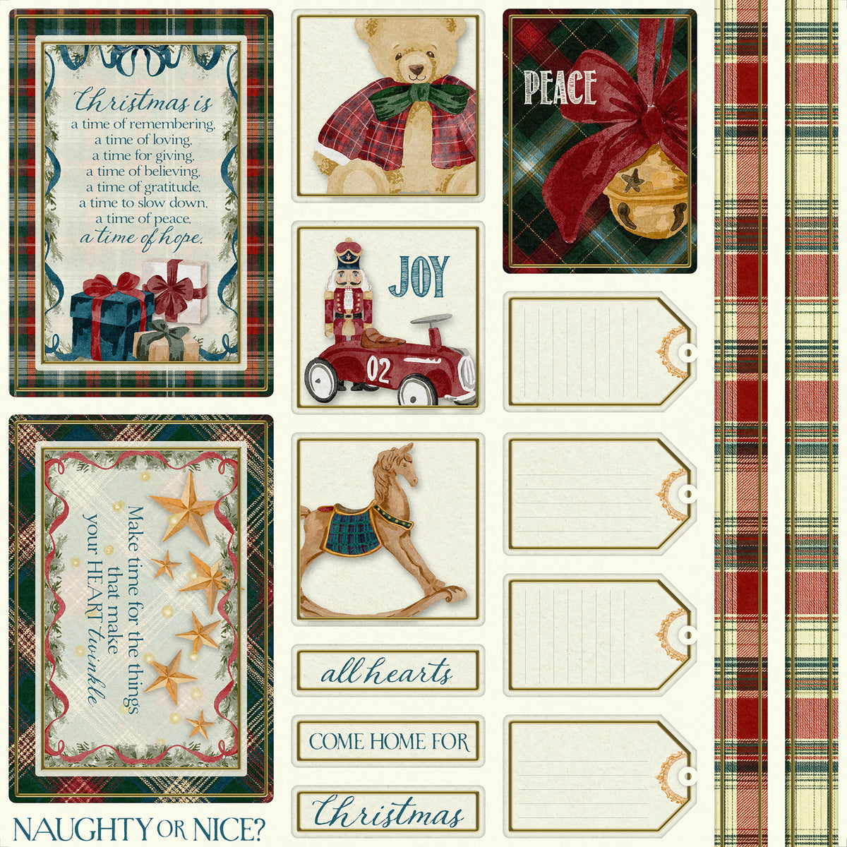 Timeless Christmas Page Cutaparts