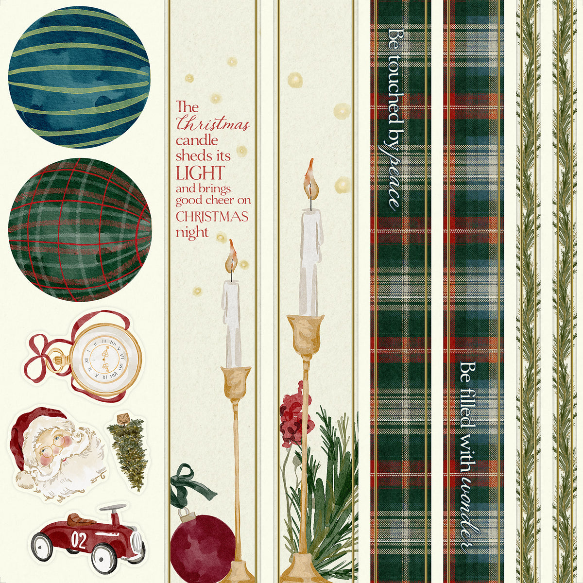 Timeless Christmas Page Cutaparts