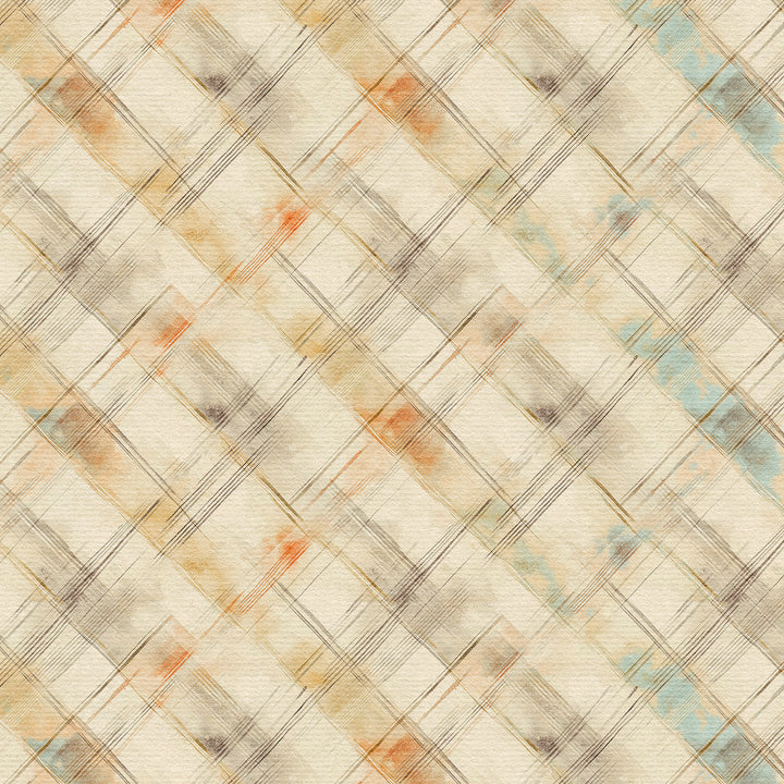 Wags and Whiskers 12x12 Plaid Print