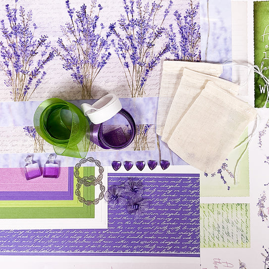 Lavender Fields Remix Page Kit