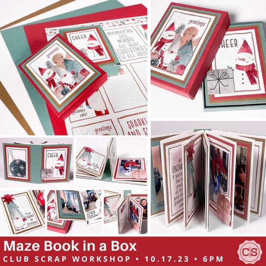 Gnome for Christmas Maze Book in a Box