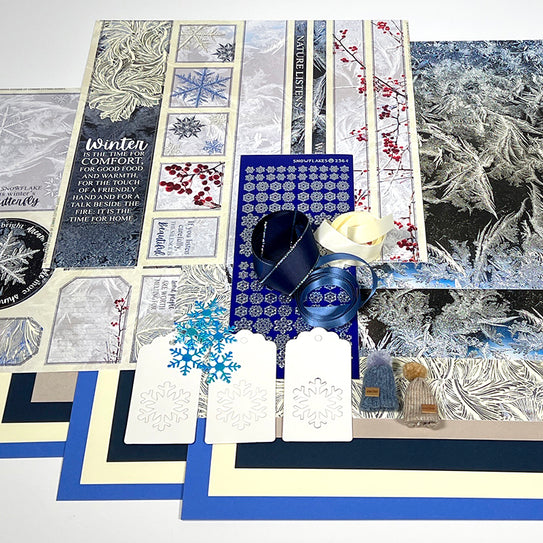 Shades of Winter Remix Page Kit