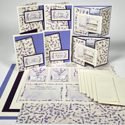 Precision Card Making with Lavender Fields
